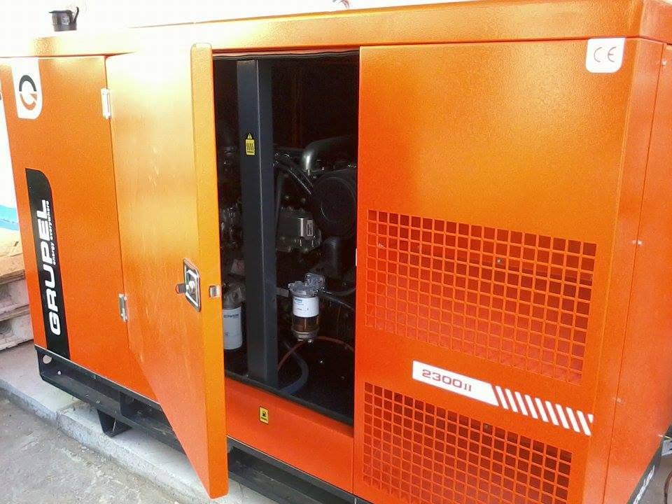 Groupe electrogene Powertec System sur site industriel